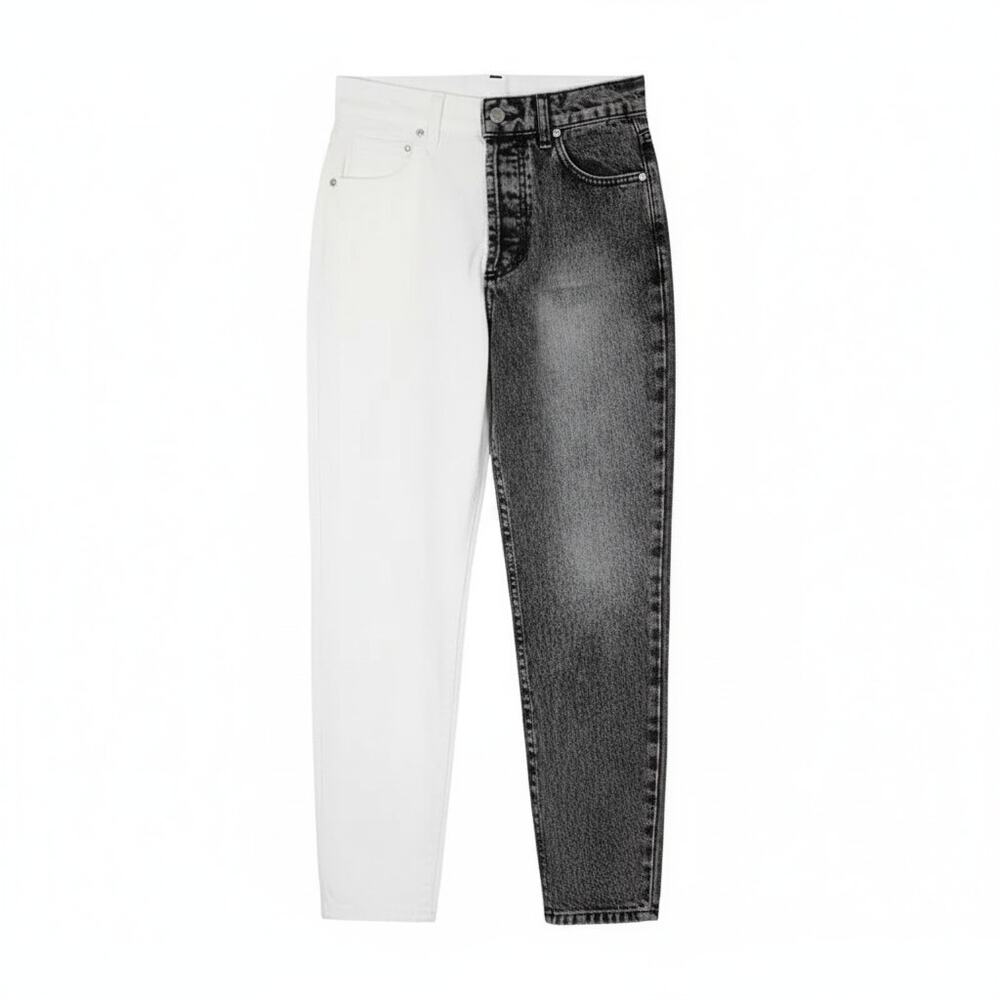 Revice Two-Tone Straight Leg Jeans Size 26 - Picture 10 of 12